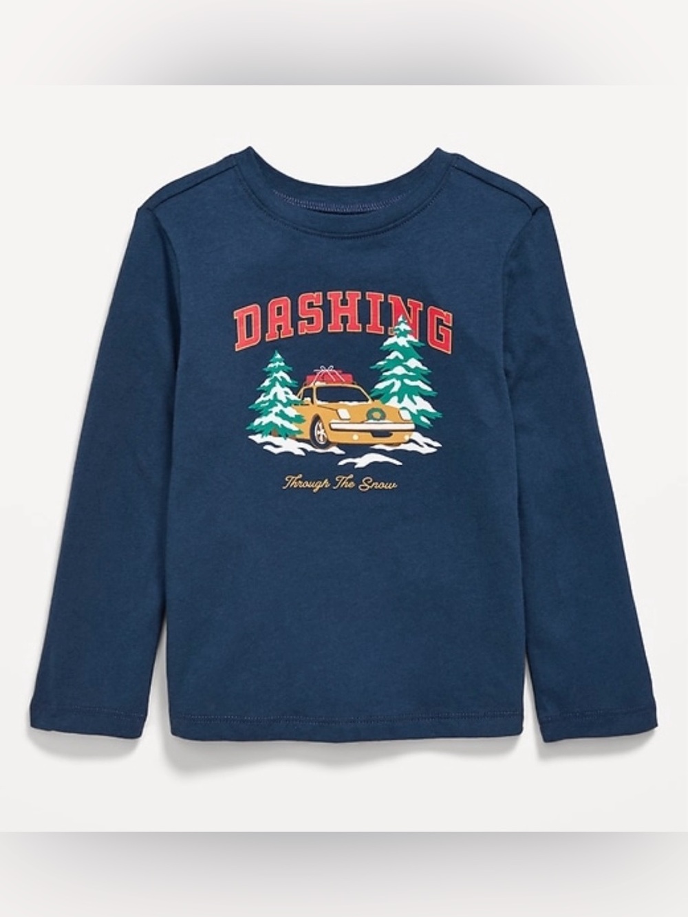 Old Navy Long-Sleeve Unisex Graphic T-Shirt for Toddler, 6T, NWT